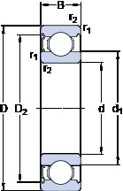 Bearing 635-Z SKF #1 image