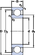 Bearing 635-RZ SKF #1 image