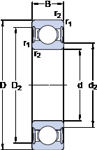 Bearing 61904-2RS1 SKF #1 image