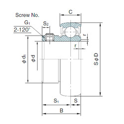 Bearing B7 NACHI #1 image