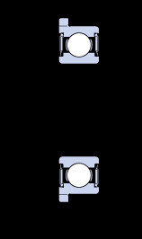 Bearing D/W R6 R-2RS1 SKF #1 image