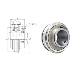 Bearing ER212-36 FYH #1 image