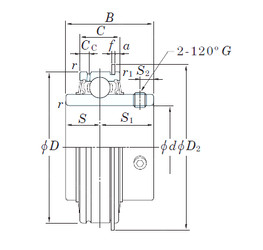 Bearing ER211-35 KOYO #1 image