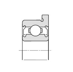 Bearing FLWBC8-14ZZ NTN #1 image