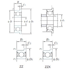 Bearing F698ZZ KOYO #1 image