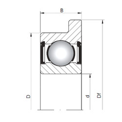 Bearing FL626 ZZ CX #1 image