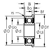 Bearing FRW2-2RS AST #1 image