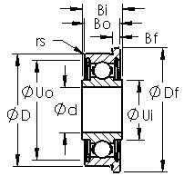 Bearing FRW6ZZ AST #1 image