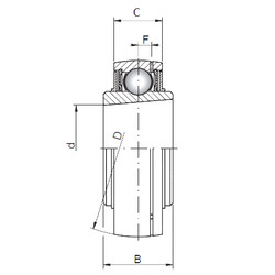 Bearing UK218 CX #1 image