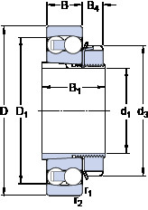 Bearing 2222 K + H 322 SKF #1 image