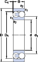 Bearing 1322 M SKF #1 image