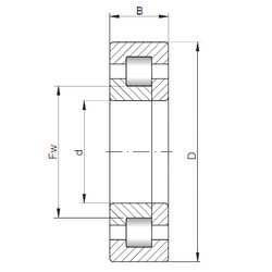 Bearing NUP29/1320 CX #1 image