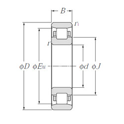Bearing N416 NTN #1 image