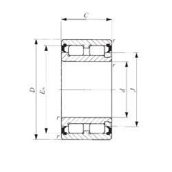 Bearing NAG 4902UU IKO #1 image