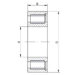 Bearing NCF29/500 V CX #1 image