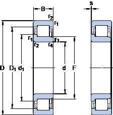 Bearing NJ 324 ECP SKF #1 image