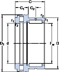 Bearing NKXR 45 SKF #1 image