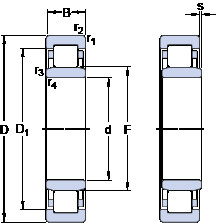 Bearing NU 424 SKF #1 image