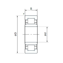 Bearing NU316TSL NACHI #1 image