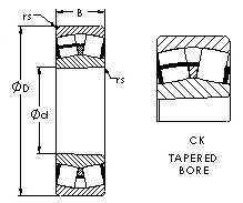 Bearing 24136CK30 AST #1 image