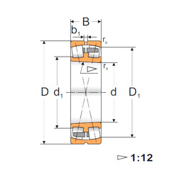 Bearing 23232 KMBW33 MPZ #1 image