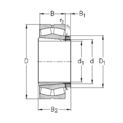 Bearing 239/670-K-MB-W33+OH39/670-H NKE #1 image