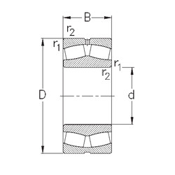 Bearing 239/670-MB-W33 NKE #1 image