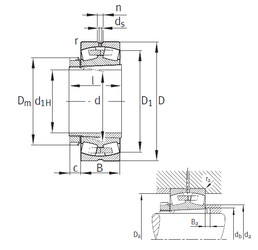 Bearing 23240-B-K-MB FAG #1 image