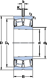 Bearing BS2-2208-2RSK/VT143 SKF #1 image
