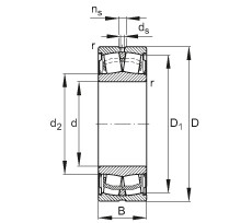 Bearing WS22220-E1-2RSR FAG #1 image