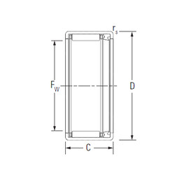 Bearing HK3518RS KOYO #1 image