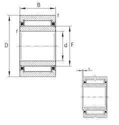 Bearing NKI7/16-TN-XL INA #1 image