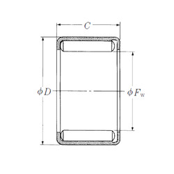 Bearing YH-1412 NSK #1 image