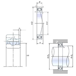 Bearing 70BER19S NSK #1 image