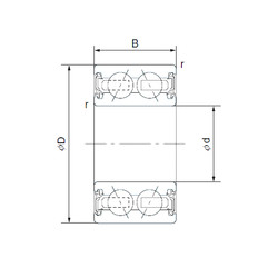 Bearing 712019 NACHI #1 image