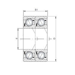 Bearing 7009 A-UD CX #1 image
