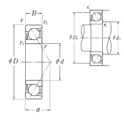 Bearing 7919 A5 NSK #1 image