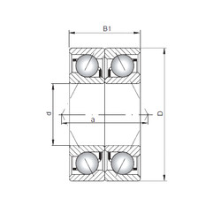 Bearing 7008 CDB ISO #1 image