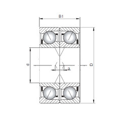 Bearing 7008 CDF ISO #1 image