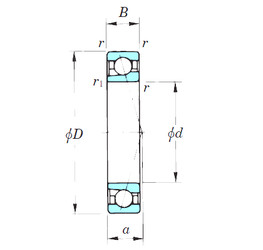 Bearing 7008CPA KOYO #1 image