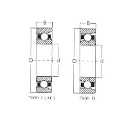 Bearing 7008C CRAFT #1 image