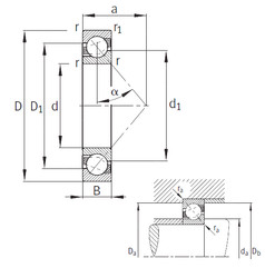 Bearing 7234-B-MP FAG #1 image