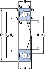 Bearing S7024 ACE/HCP4A SKF #1 image