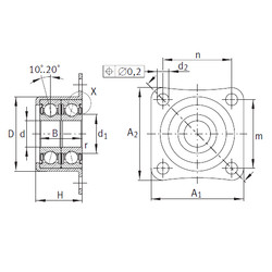 Bearing ZKLR1035-2Z INA #1 image