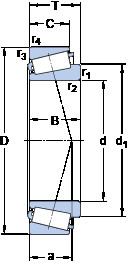 Bearing 33012/Q SKF #1 image