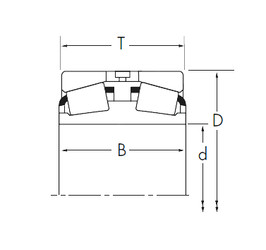 Bearing 868D/854 Timken #1 image