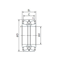 Bearing 85KBE22 NACHI #1 image