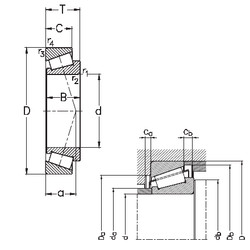 Bearing 33012 NKE #1 image