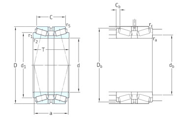 Bearing 32936T135/DBC260 SKF #1 image