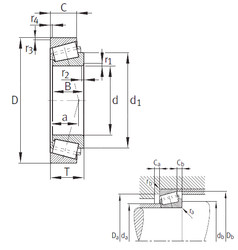 Bearing 32992 FAG #1 image